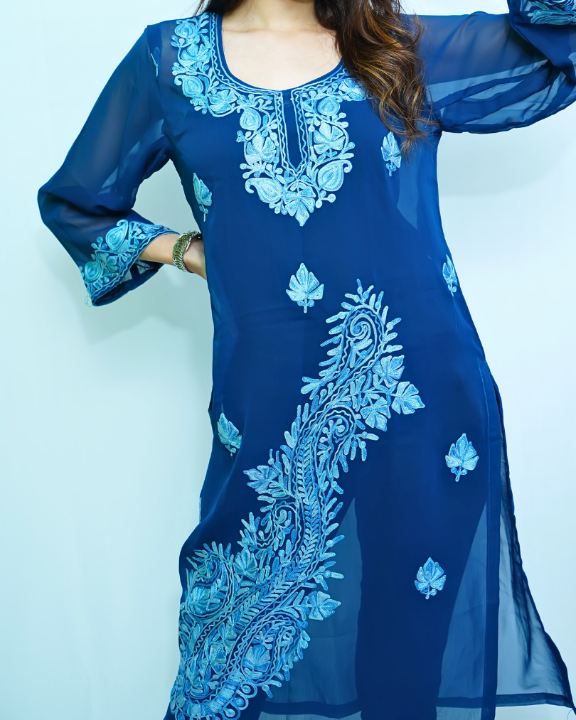 Noor Blue Kurti